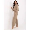 Rue Paris Laisvalaikio kostiumas moterims-IT-KMPL-21719.86-ciemny bezowy