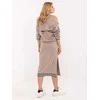 Rue Paris Laisvalaikio kostiumas moterims--IT-KMPL-9719.64-ciemny bezowy