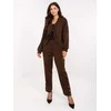 Rue Paris Laisvalaikio kostiumas moterims-IT-KMPL-9761.25-ciemny ruda