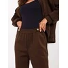 Rue Paris Laisvalaikio kostiumas moterims-IT-KMPL-9761.25-ciemny ruda