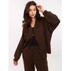Rue Paris Laisvalaikio kostiumas moterims-IT-KMPL-9761.25-ciemny ruda