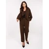 Rue Paris Laisvalaikio kostiumas moterims-IT-KMPL-9761.25-ciemny ruda