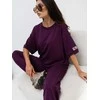 Rue Paris Komplet-RV-KMPL-A1290.94-ciemny violetinė