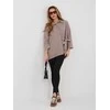 Rue Paris Koszula-IT-KS-FL10188.27-ciemny bezowy