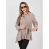 Rue Paris Koszula-IT-KS-FL10188.27-ciemny bezowy