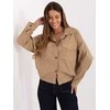 Rue Paris Koszula-IT-KS-FL9273.86-camelowy