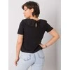 Rue Paris Marškinėliai-157-TS-6475.91-juodi