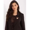 Rue Paris Švarkas moterims -IT-MA-FL8315.85-ciemny ruda