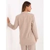 Rue Paris Švarkas moterims IT-MA-FL8315.85-smėlio spalva