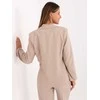 Rue Paris Švarkas moterims -IT-MA-FL8391.87-smėlio spalva