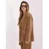 Rue Paris Švarkas moterims -IT-MA-FL9958.90-camelowy
