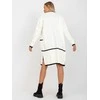 Rue Paris Megztinis-LC-SW-0340.42P-baltas ir juodas