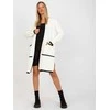 Rue Paris Megztinis-LC-SW-0340.42P-baltas ir juodas