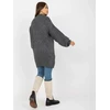 Rue Paris Megztinis-LC-SW-3018.97P-tamsiai pilkas