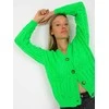 Rue Paris Megztinis-LC-SW-8022.04P-fluo žalias
