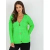 Rue Paris Megztinis-LC-SW-8036.74P-fluo žalias