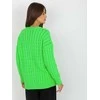 Rue Paris Megztinis-LC-SW-8036.74P-fluo žalias