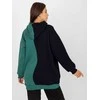 Rue Paris Megztinis-RV-BL-8233.32X-juoda-žalia