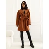Rue Paris Paltas moterims IT-PL-A9587.00 šviesiai rudos spalvos