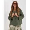 Rue Paris Płaszcz-IT-KR-FL8897KSM.00-khaki