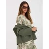 Rue Paris Płaszcz-IT-KR-FL8897KSM.00-khaki