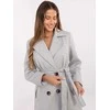 Rue Paris Paltas moterims -IT-PL-A9590.85-jasny pilka