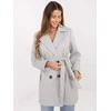 Rue Paris Paltas moterims -IT-PL-A9590.85-jasny pilka