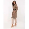 Rue Paris Paltas moterims -IT-PL-FL5712.84-ciemny bezowy