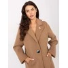 Rue Paris Paltas moterims IT-PL-FL8153.60-camelowy