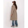 Rue Paris Płaszcz-IT-PL-FL8808.32-ciemny khaki