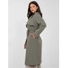 Rue Paris Płaszcz-IT-PL-FL8808.32-khaki