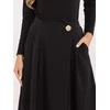 Rue Paris Spódnica-IT-SD-81036.32-juoda