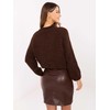 Rue Paris Spódnica-IT-SD-FL3019.83-ciemny ruda