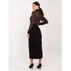 Rue Paris Spódnica-IT-SD-FL7393.26-juoda