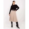 Rue Paris Spódnica-IT-SD-FL9838.49-smėlio spalva