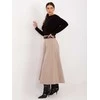 Rue Paris Spódnica-IT-SD-FL9850.12-smėlio spalva