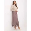 Rue Paris Spódnica-MI-SD-4213.52-ciemny bezowy
