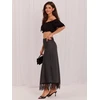 Rue Paris Spódnica-MI-SD-4213.52-juoda