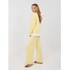 Rue Paris Sportinės kelnės-IT-DR-22230.92-jasny geltona