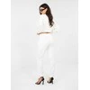 Rue Paris Sportinės kelnės-IT-DR-22239.94-ecru
