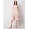 Rue Paris Suknelė-328-SK-5074.74-smėlio spalvos