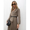Rue Paris Sukienka-IT-SK-21599-2.96-ciemny bezowy