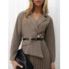 Rue Paris Sukienka-IT-SK-21599-2.96-ciemny bezowy