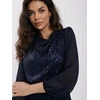 Rue Paris Sukienka-IT-SK-21832.99-tamsiai mėlyna