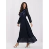 Rue Paris Sukienka-IT-SK-21832.99-tamsiai mėlyna