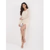 Rue Paris Sukienka-IT-SK-21853.70-jasny smėlio spalva