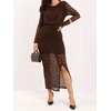 Rue Paris Sukienka-IT-SK-21853.70-ruda