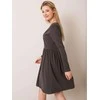 Rue Paris Suknelė-RV-SK-5889.41P-tamsi chaki