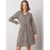 Rue Paris Suknelė-WN-SK-R817.66-šviesiai smėlio spalvos