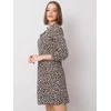 Rue Paris Suknelė-WN-SK-R817.66-juoda-smėlio spalvos